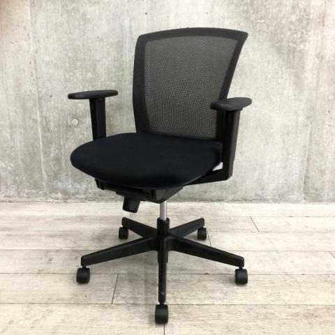 【中古】バリシア CRS-GL1050 コクヨ（KOKUYO） 肘付ローバックチェア