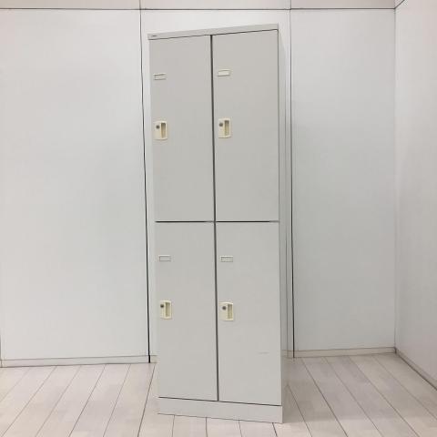 【中古】BLN型 BLN4M-W ナイキ（NAIKI) 4人用更衣ロッカー