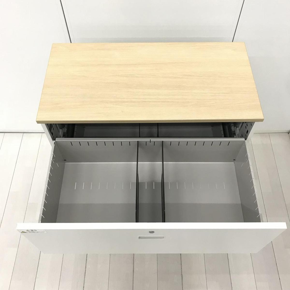 中古】シンライン HTM-109AAS1-W9 イトーキ/ITOKI ローキャビネット 