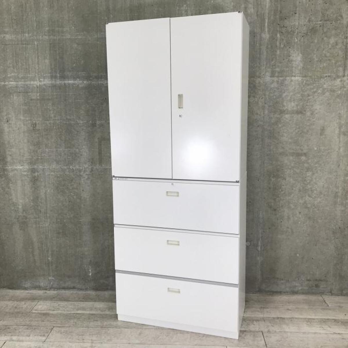 中古】シンライン イトーキ/ITOKI ハイキャビネット／両開き＋3段