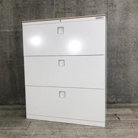 【中古】レクトライン  オカムラ（okamura） ローキャビネット／ラテラル