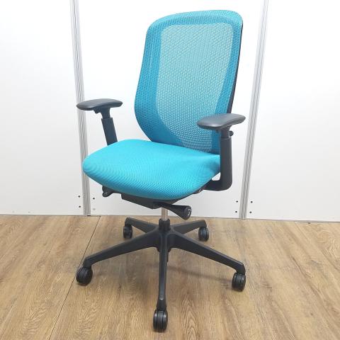 【中古】シルフィーメッシュ  オカムラ（okamura） 肘付ハイバックチェア