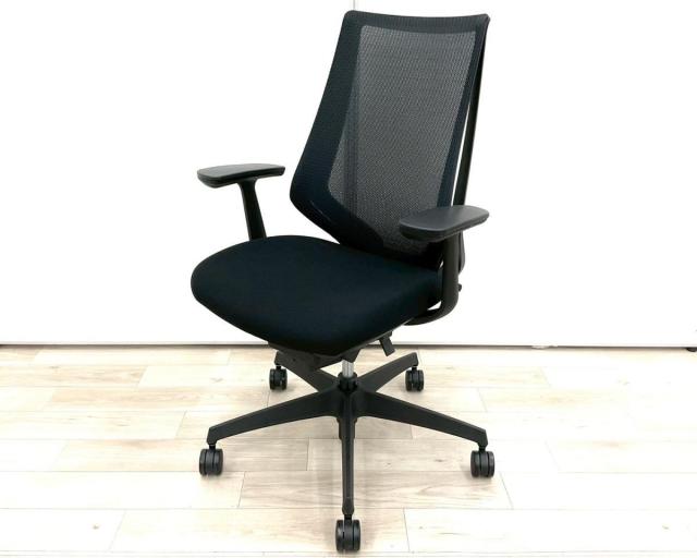 【中古】デュオラ メッシュ CRS-G3000E6N コクヨ（KOKUYO） 肘付ハイバックチェア