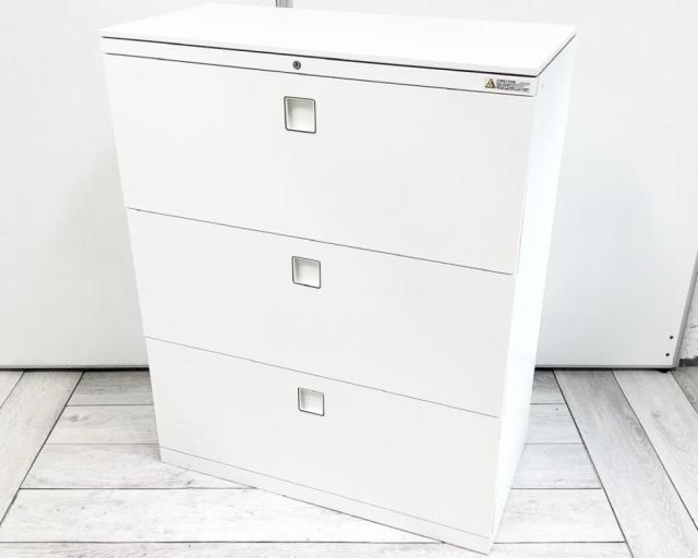 【中古】レクトライン  オカムラ（okamura） ローキャビネット／ラテラル