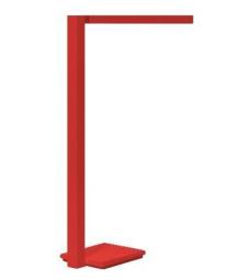 【デスク作業が快適になる便利なデスクライトが入荷！　お好みの光量に調光可能です！】■オカムラ(okamura)　LINIE(リニエ)　LEDタスクライト　スタンドタイプ　オレンジレッド【ABW】