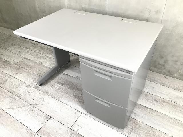 【中古】CZデスク CZN-117CB-WE イトーキ（ITOKI） 片袖机