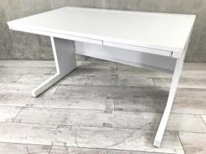 【西】～省スペースで最大効率～【ウチダ製】【スカエナ】【平机】【W1200】【デスク】【事務所】【執務】【ホワイト】【デスク】【机】【収納】【格安】【安い】【福岡オフィス家具】【福岡中古家具】【中古事務什器】