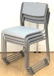 【西】【4脚×1セット商品】サンケイ製　スタッキングチェア大量入荷！ 【チェア】【椅子】【イス】【事務椅子】【デスク】【机】【書庫】【書棚】【棚】【ラック】【収納】【格安】【安い】【メーカー】【レイアウト変更】【模様替え】