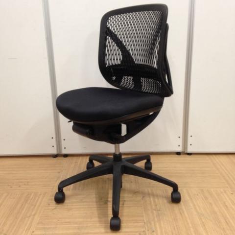 【中古】yera  イナバ（INABA) 肘無ローバックチェア