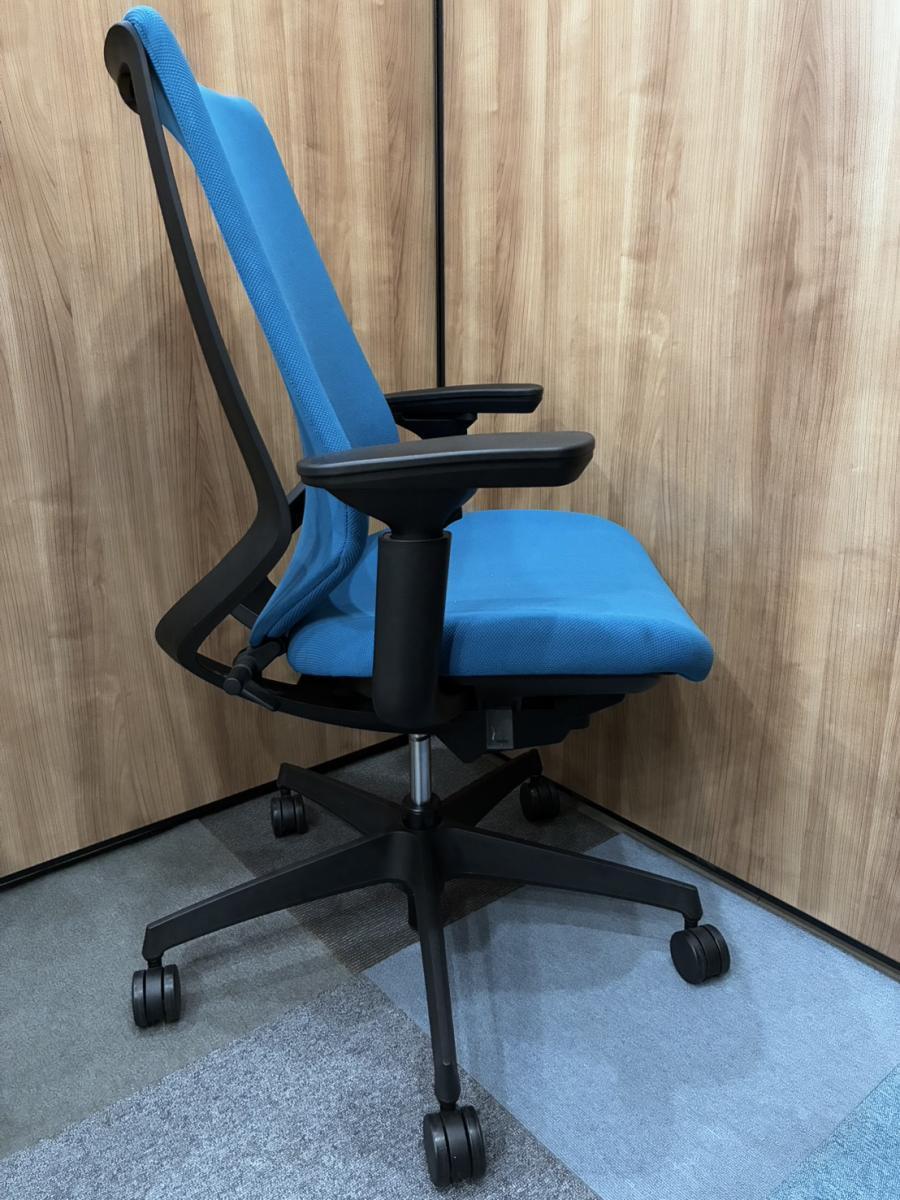 中古】デュオラ クッション CRSG3100E6N コクヨ/KOKUYO 肘付ハイバック 