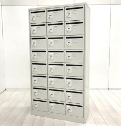 ☆24人用！【省スペースに多人数分！フレキシブルな働き方に対応！】■24人用パーソナルロッカー　ダイヤル錠タイプ　■モバイルワーカーにオススメ！鍵の持ち運び要らず！ダイヤルロック！　メールロッカー　ダイヤルロッカー　シューズボックス　メールボックス