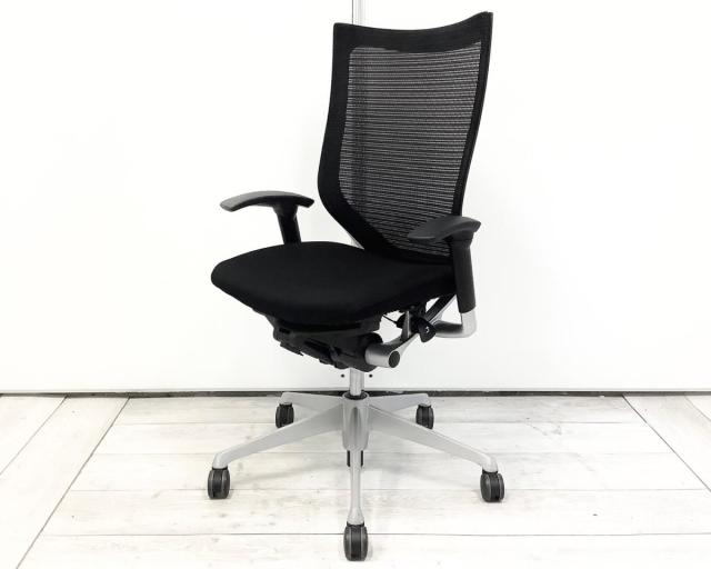 【中古】バロンチェア CP85DR-FPC1 オカムラ（okamura） 肘付ハイバックチェア