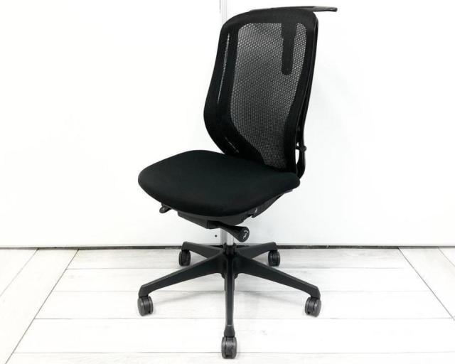 【中古】シルフィーメッシュ  オカムラ（okamura） 肘無ハイバックチェア