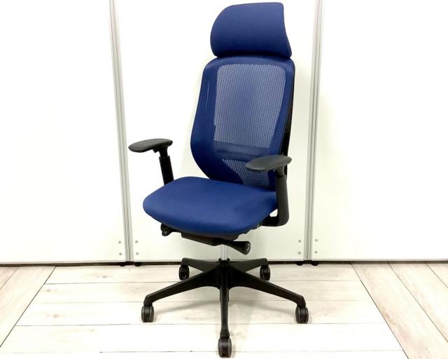 【中古】シルフィーメッシュ C68AXR-FMP3 オカムラ（okamura） 肘付ハイバックチェア