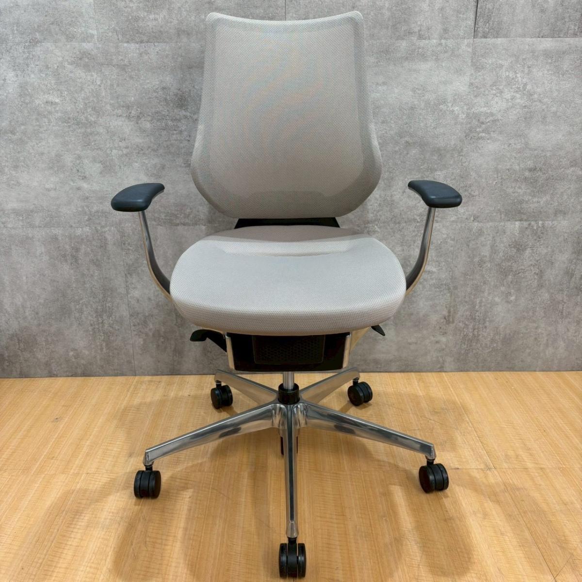 中古】イング バーチカル アルミ CRS-G3402E6 コクヨ/KOKUYO 肘付