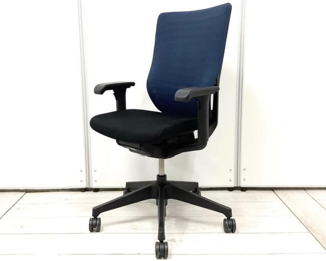 【中古】エピオスチェア  イトーキ（ITOKI） 肘付ハイバックチェア