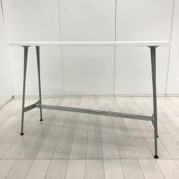 【在庫入替セール品！（本在庫限定価格）】【人気のイートインシリーズ！】■コクヨ（KOKUYO）　イートイン（EAT IN ）シリーズ　■ハイテーブル　ハイカウンター　カウンターテーブル　■ホワイト+シルバー脚　【弊社使用欄：A01037820】【HU】