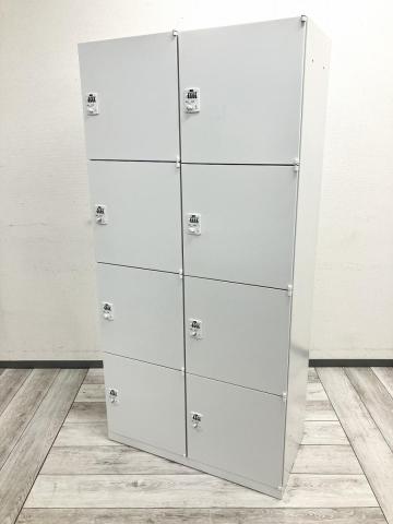 【中古】HSパーソナル 5-821-9722 ウチダ（UCHIDA) 8人用パーソナルロッカー