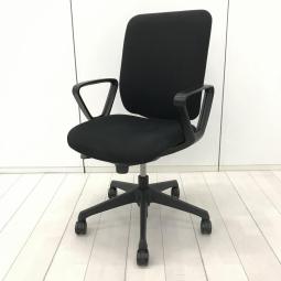 定番/おすすめ/人気　オカムラ（okamura）製　CG-Rチェア　肘付　ハイバック　サークル肘　■ブラック