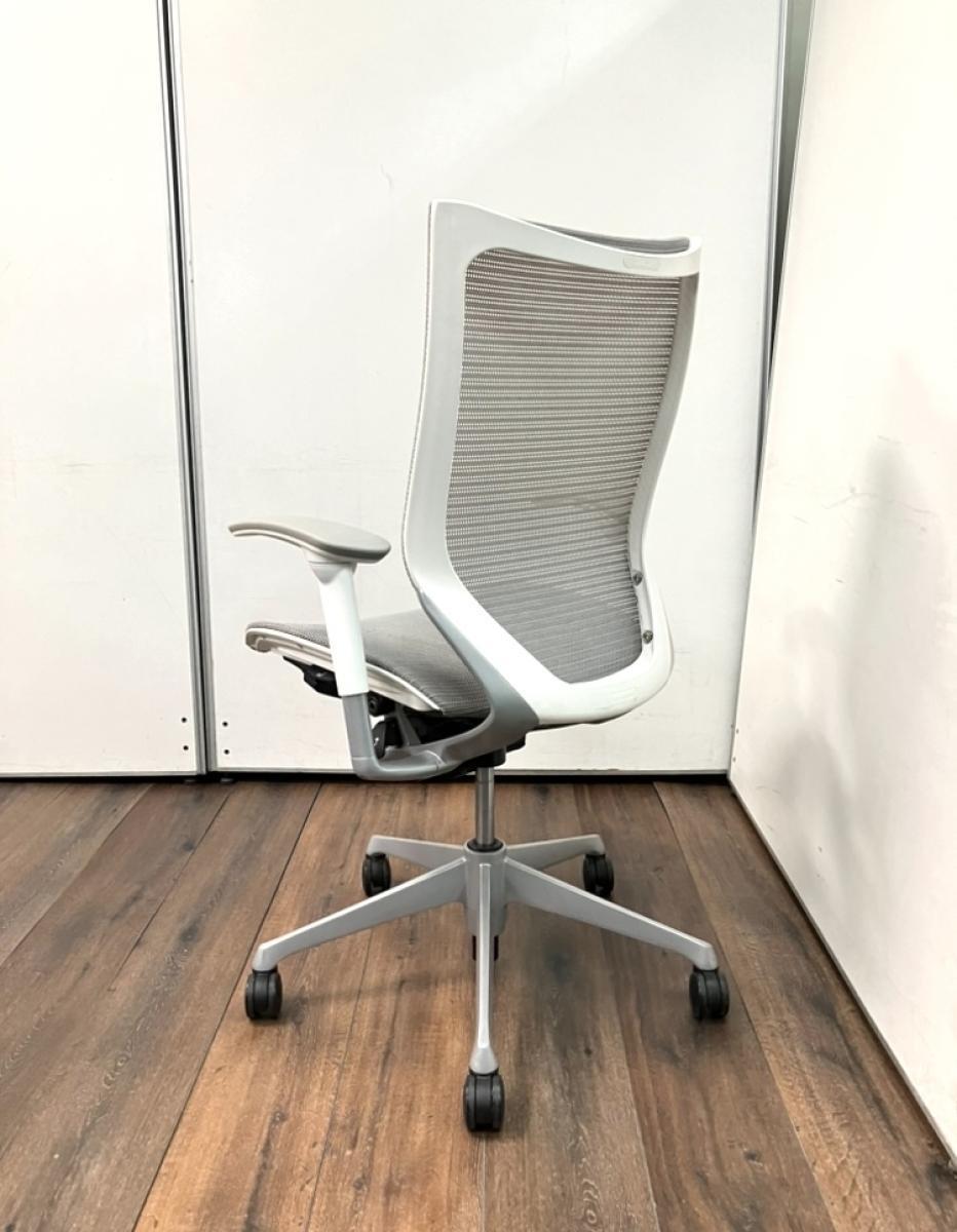 中古】バロンチェア CP86CW-FDH3 オカムラ/okamura 肘付ハイバック 