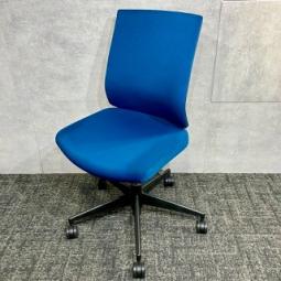 【コクヨ製の人気チェアシリーズ第3弾！】コクヨ　ウィザード3　肘無　ブルー　ローバック　中古家具　福岡　九州最大級《オフィスバスターズ福岡博多店は、福岡を拠点として、日本全国へ中古オフィス用品・オフィス家具を提供しております》
