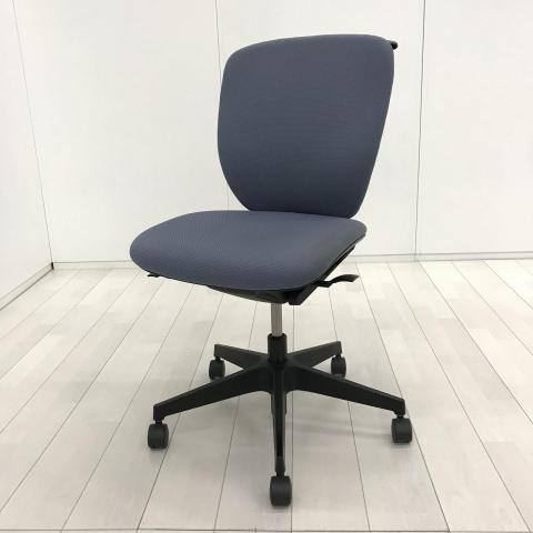 【中古】プラオチェア KE-240GH-T1N5 イトーキ（ITOKI） 肘無ローバックチェア