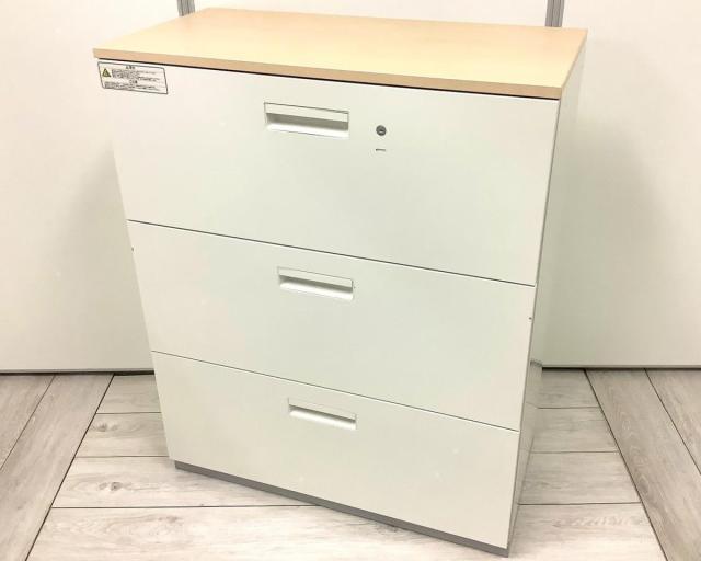 【中古】L6  プラス（PLUS） ローキャビネット／ラテラル