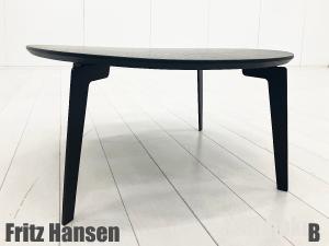 B)FritzHansen/フリッツハンセン　JOIN FH41 / ジョインコーヒーテーブル 　ラウンド形　ブラック 北欧