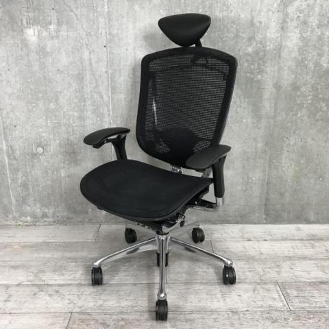 【中古】コンテッサチェア CM31AB オカムラ（okamura） 肘付ハイバックチェア