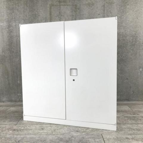 【中古】レクトライン  オカムラ（okamura） ローキャビネット／両開き