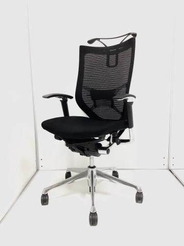 【中古】バロンチェア CP86BS FDF1 オカムラ（okamura） 肘付ハイバックチェア