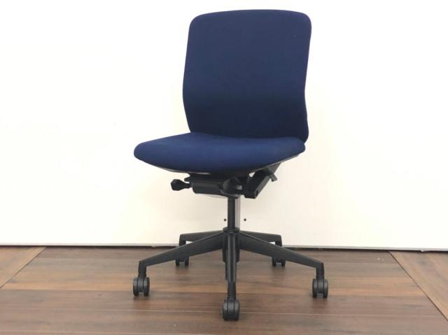 【中古】クレネ  ウチダ（UCHIDA) 肘無ハイバックチェア