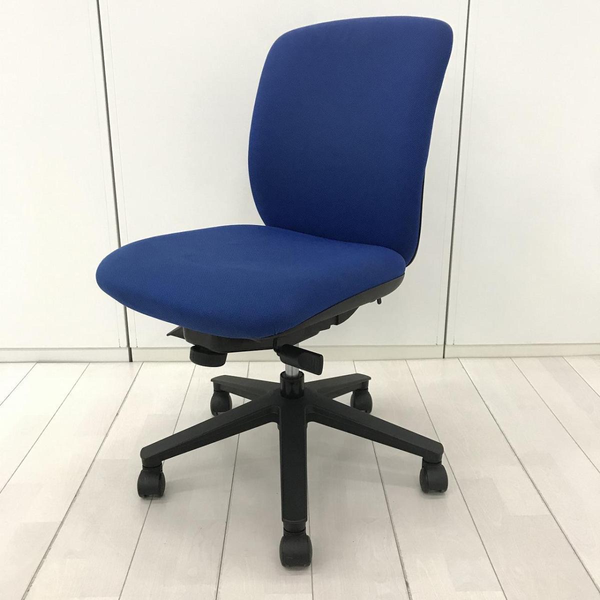 中古】 ナイキ/NAIKI 肘無ローバックチェア 583565 - 中古オフィス家具
