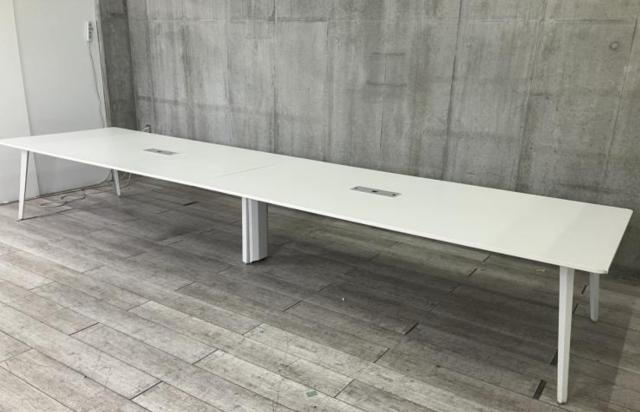 【中古】レムナ 5-146-7151 ウチダ（UCHIDA) ミーティングテーブル（会議机）
