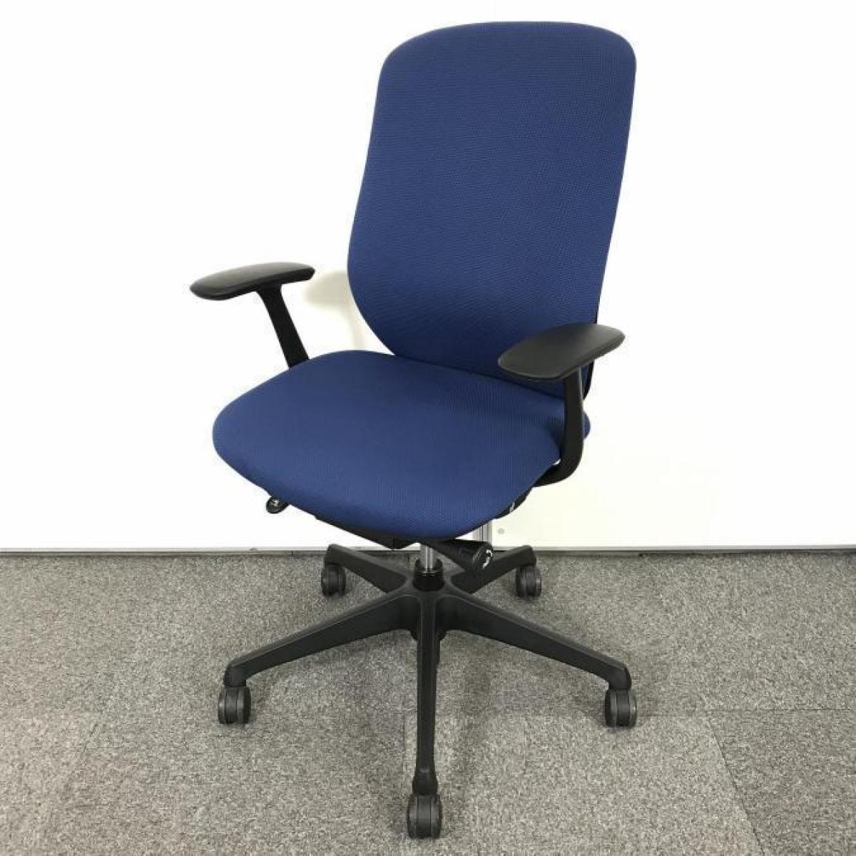 中古】シルフィー C647XR FSF3 オカムラ/okamura 肘付ハイバックチェア 
