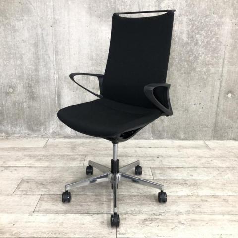 【中古】モード CA27BR　FWM1 オカムラ（okamura） 肘付ハイバックチェア