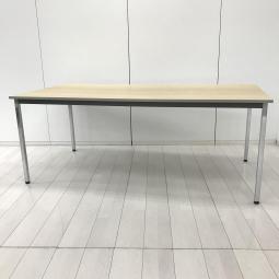 【シンプルだから、使いやすい！あらゆるシーンにフィットするスタンダードテーブル！】■内田洋行（UCHIDA）製　ST-1100N　 ミーティングテーブル　■W1800×D900×H700mm　4本脚　■木目ナチュラル