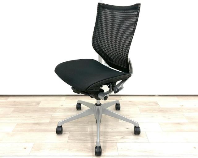 【中古】バロンチェア CP33DW FDF1 オカムラ（okamura） 肘無ローバックチェア