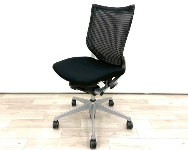【中古】バロンチェア CP33DW FDF1 オカムラ（okamura） 肘無ローバックチェア