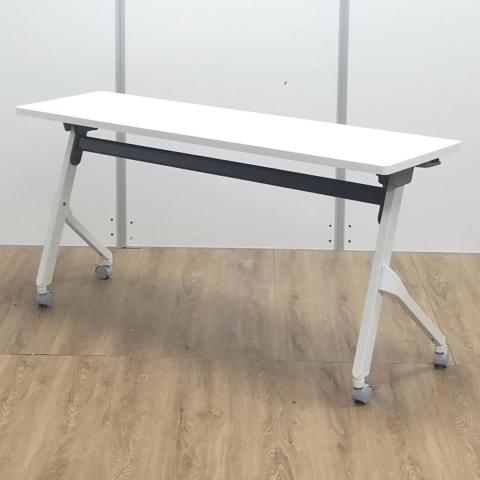 【中古】フラプター  オカムラ（okamura） スタックテーブル(長机/折りたたみ/会議用)