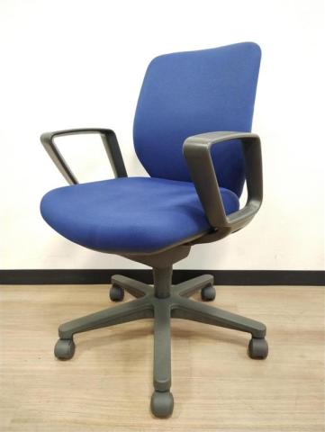 【中古】セディスタチェア CRS-G420F5 コクヨ（KOKUYO） 肘付ローバックチェア