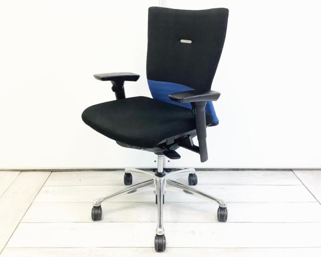 【中古】フィーゴチェア CJ93BR FAM4 オカムラ（okamura） 肘付ミドルバックチェア