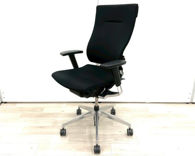 【中古】スピーナチェア KE-717GP-T1T1 イトーキ（ITOKI） 肘付ハイバックチェア