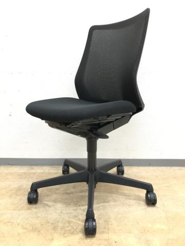 【中古】フルーエントチェア CB31ZR FKA1 オカムラ（okamura） 肘無ローバックチェア