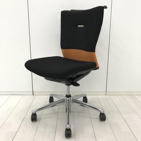 【中古】フィーゴチェア CJ44BR FAM8 オカムラ（okamura） 肘無ミドルバックチェア