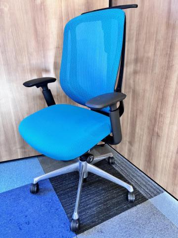 【中古】シルフィーメッシュ C636BR FMR6 オカムラ（okamura） 肘付ハイバックチェア