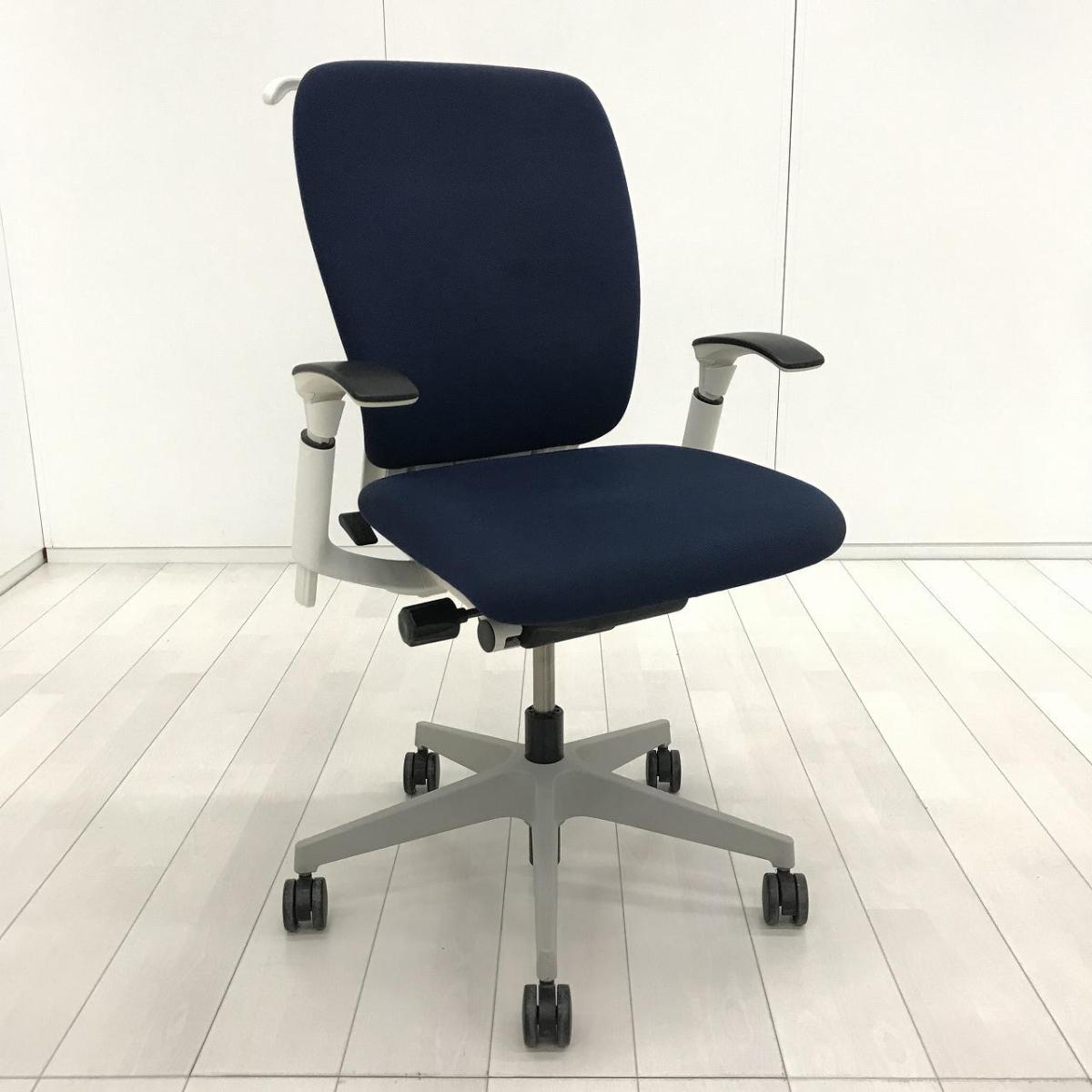 中古】フルゴ KF-430GBHW9B2 イトーキ/ITOKI 肘付ローバックチェア
