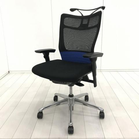 【中古】フィーゴメッシュチェア CJ92BR FDM4 オカムラ（okamura） 肘付ミドルバックチェア