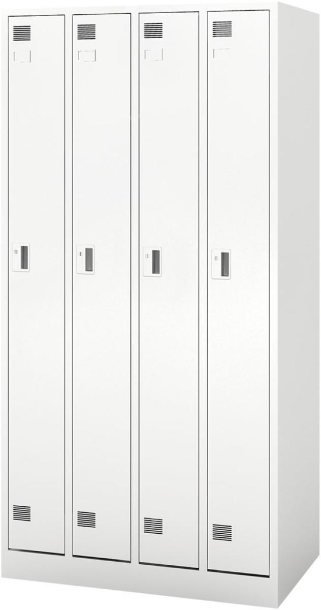 大人気/おすすめ　ウチダ（UCHIDA）製　システムロッカーNS型　4人用更衣ロッカー  ■シリンダー錠　■ホワイト
                        システム
                                    新古品
            