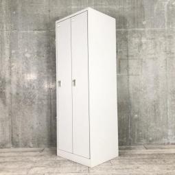 希少/おすすめ/人気　■オカムラ（okamura）製　FZシリーズ　2人用ロッカー　更衣ロッカー　■シリンダー錠　■ライトスモーク